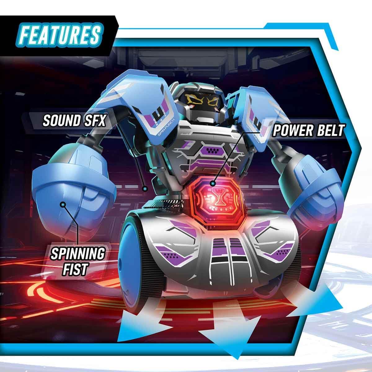 SilverLit YCOO Robo Kombat Tornado - Interactive Robot Fighting Playset with 360° Spin, Ages 5+ 9