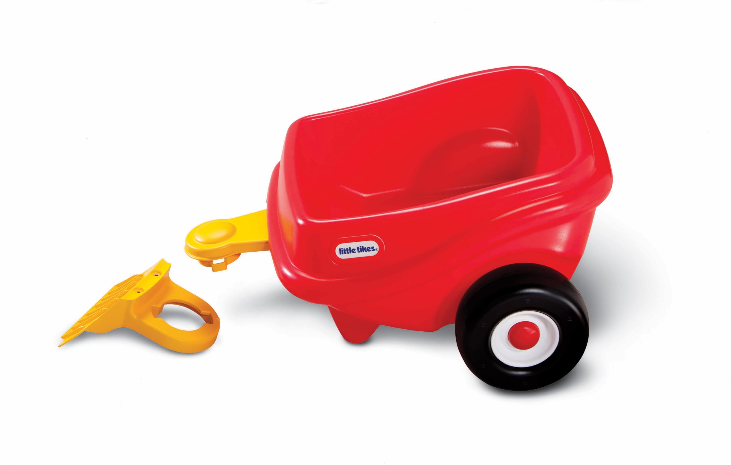 little tikes Cozy Coupe Trailer - Red Plastic Trailer for Toddlers Ages 3+ | Compatible with 30th Anniversary Coupes