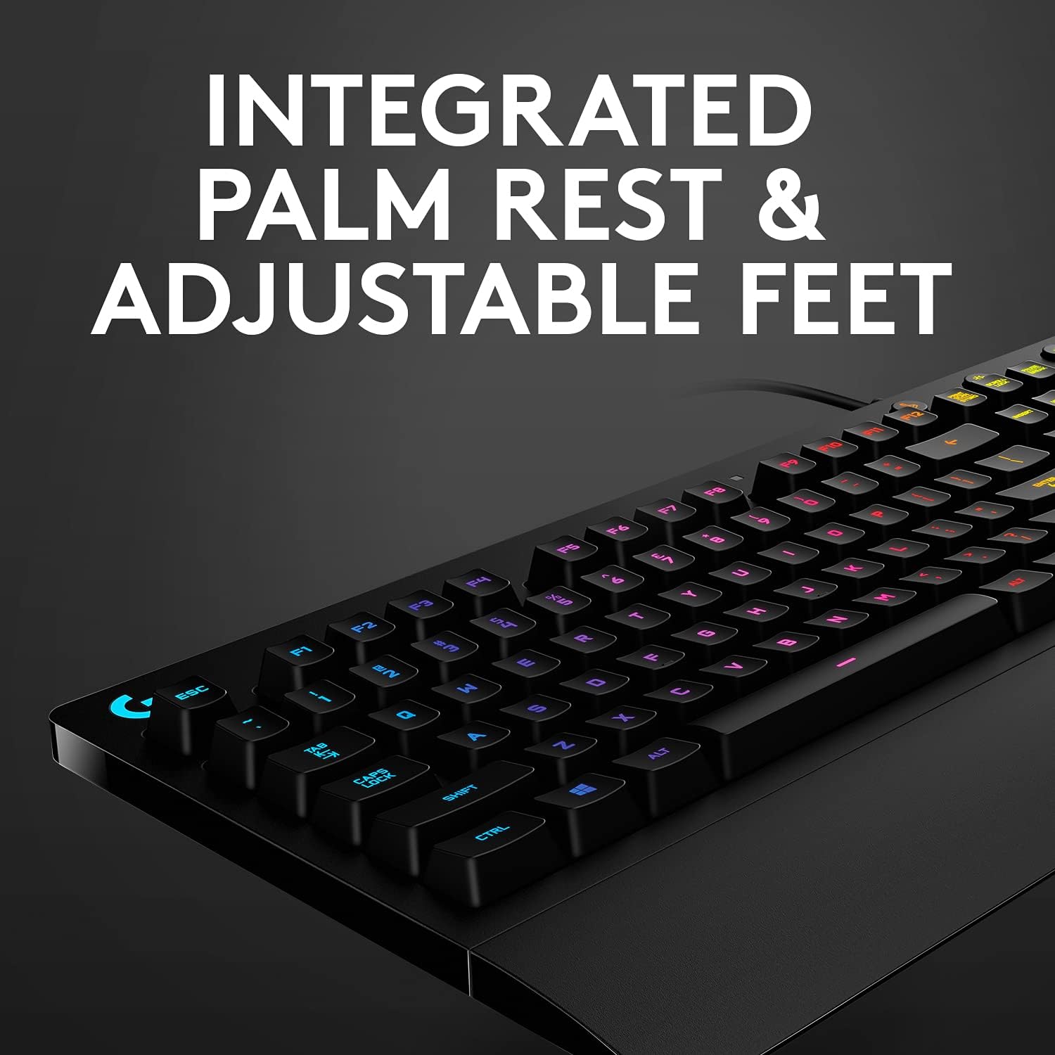 Logitech G213 Prodigy Gaming Keyboard – RGB LIGHTSYNC, Spill-Resistant, Full-Sized Wired Keyboard 5
