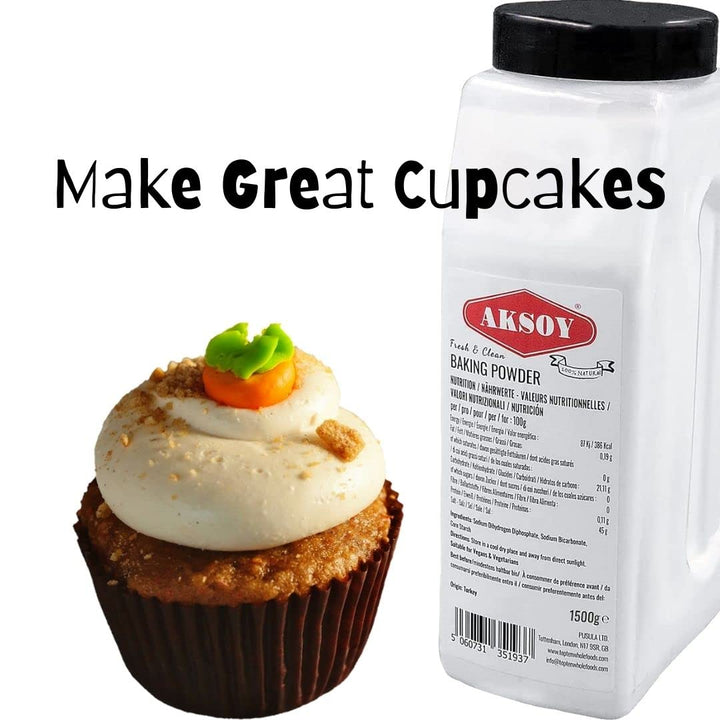 Aksoy Double Acting Baking Powder 1KG | All-Purpose Leavening Agent for Baking