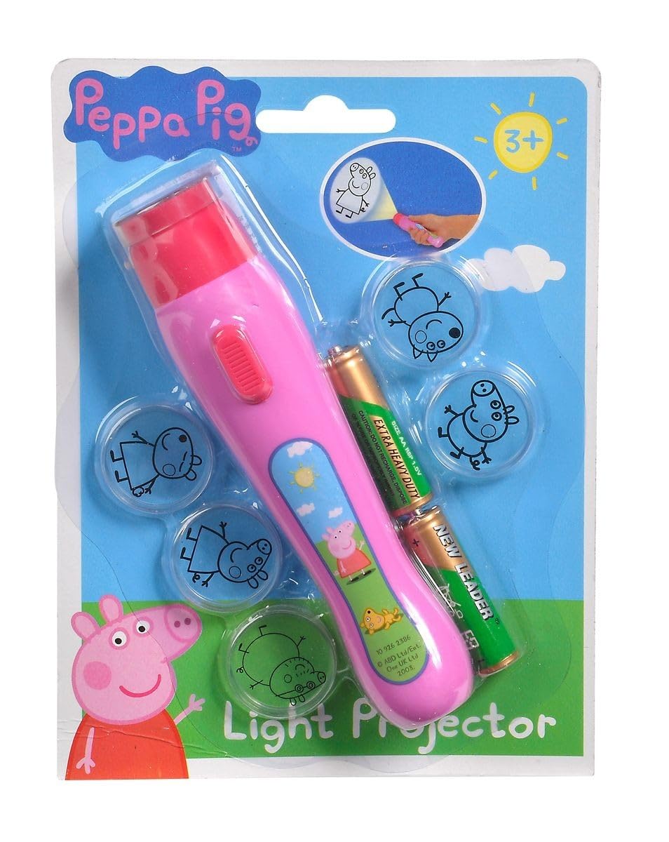 Simba Peppa Pig Light Projector - 6 Interchangeable Images, Ages 3+ 4
