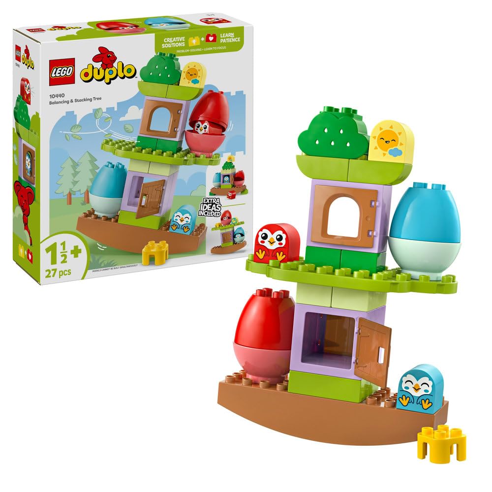 LEGO DUPLO My First Balancing & Stacking Tree - Educational Building Toy for Toddlers 18 Months+ 1