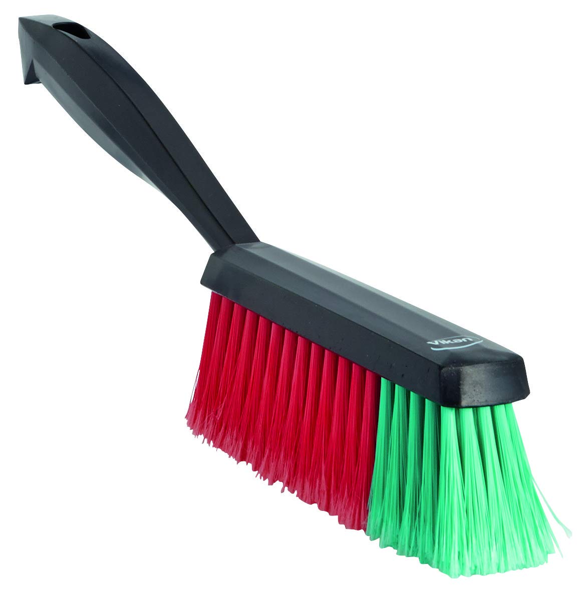 Vikan - 450252 Hand Brush with Short Handle, Soft Bristles, Black, 330 mm 1
