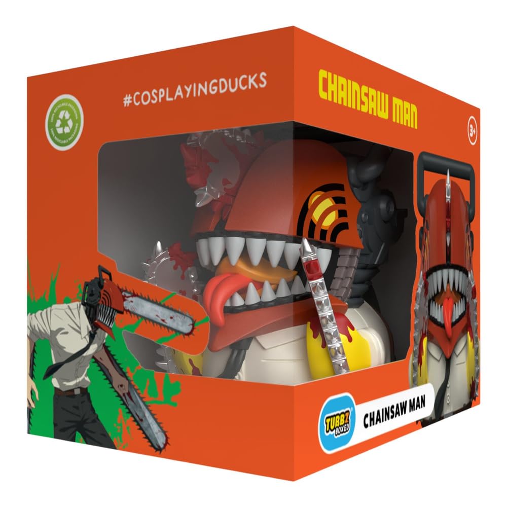 TUBBZ Boxed Edition Chainsaw Man - Denji Cosplaying Rubber Duck Vinyl Figure