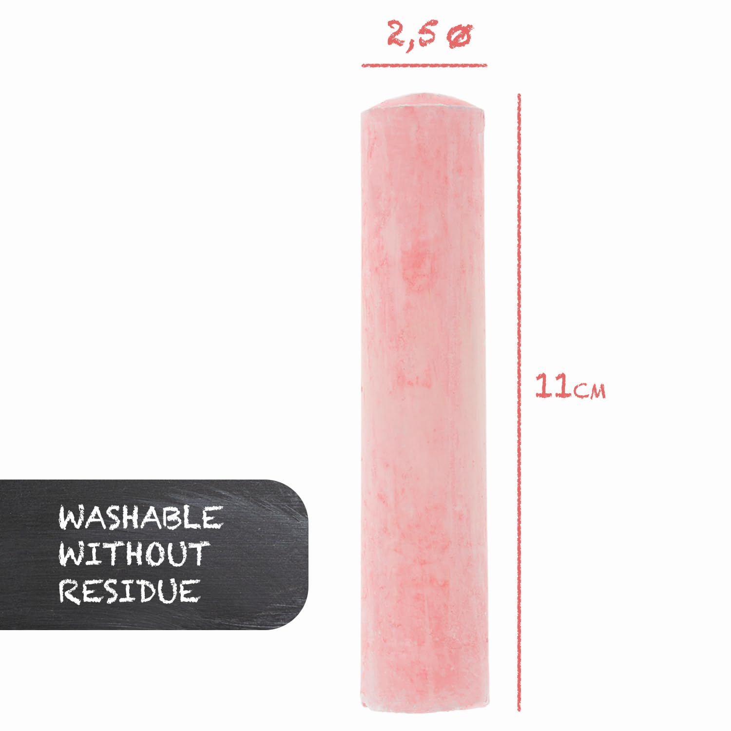 Westcott Pavement Chalk - 20 Colorful Pastel Pieces in Carrying Bucket | Non-Toxic, Washable 4