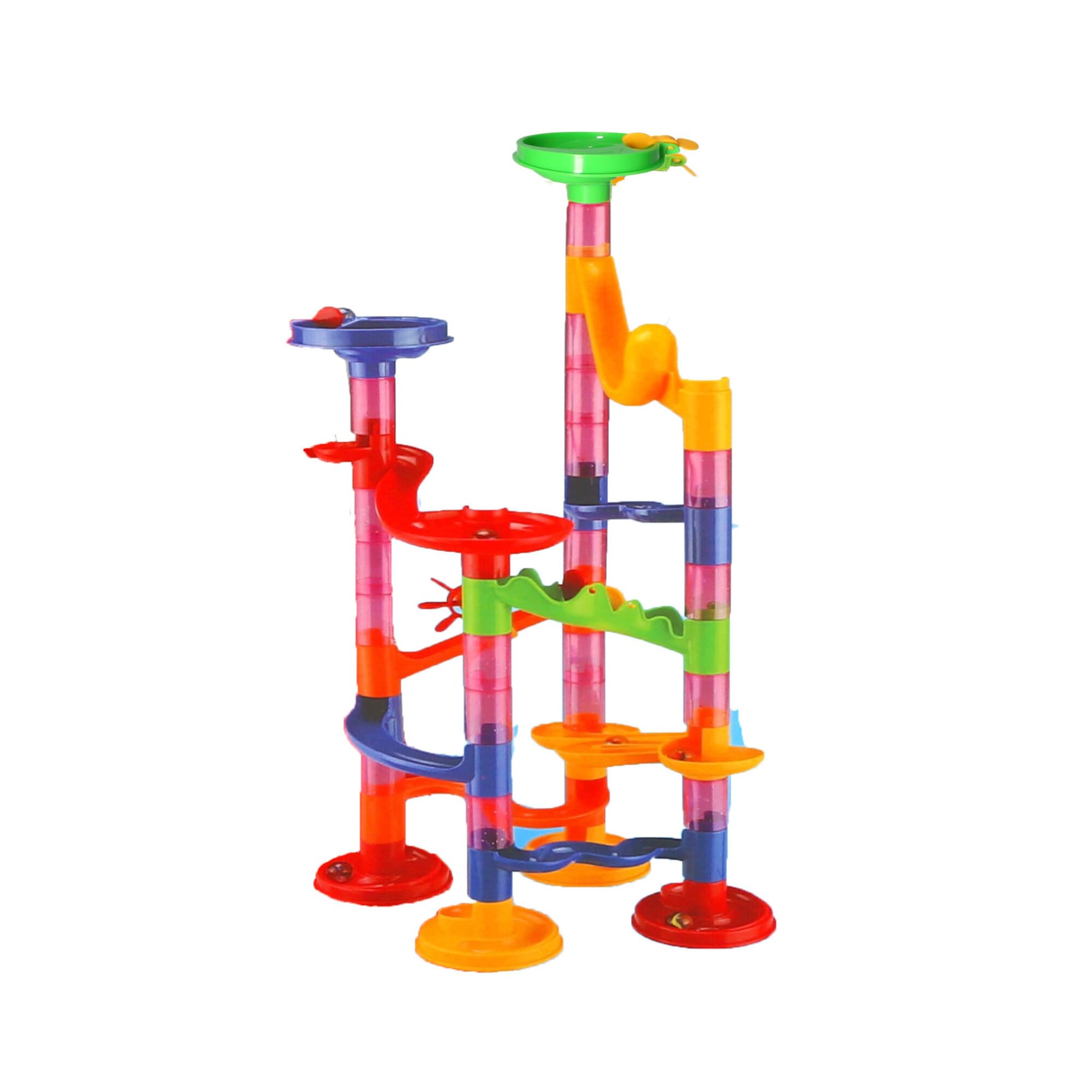 Atoz Marble Frenzy Run Building Set - 50 Pieces, Multi-Player Game | Ages 3+ 3