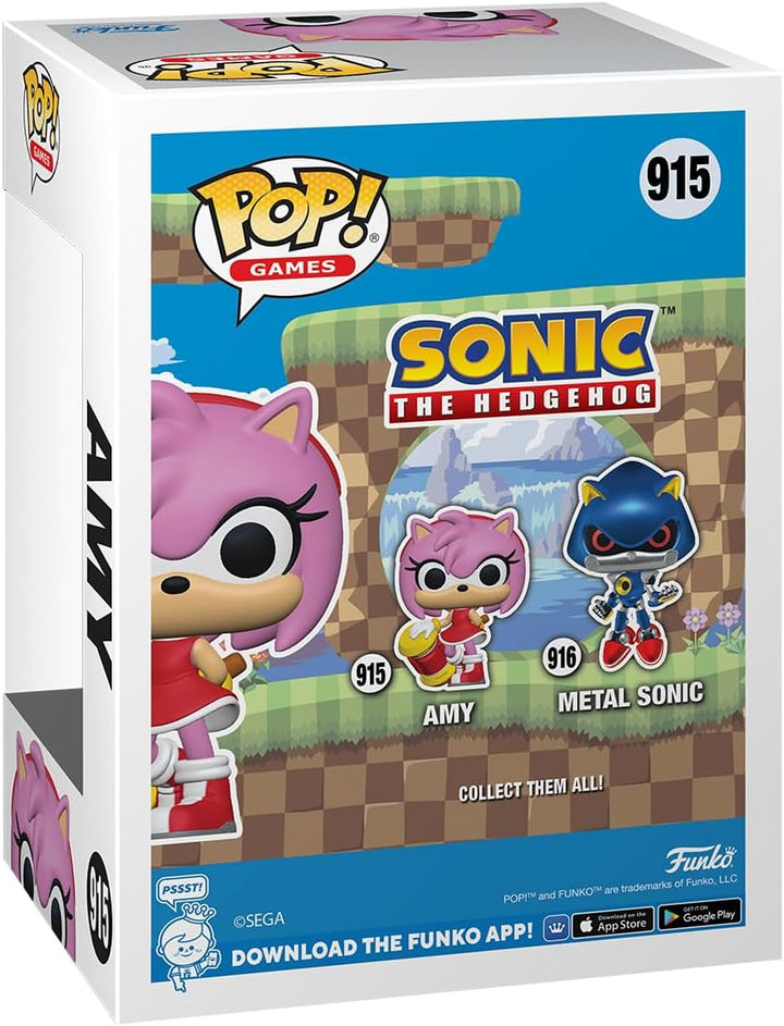 Funko Pop! Games Sonic the Hedgehog - Amy Rose Vinyl Figure (70582)