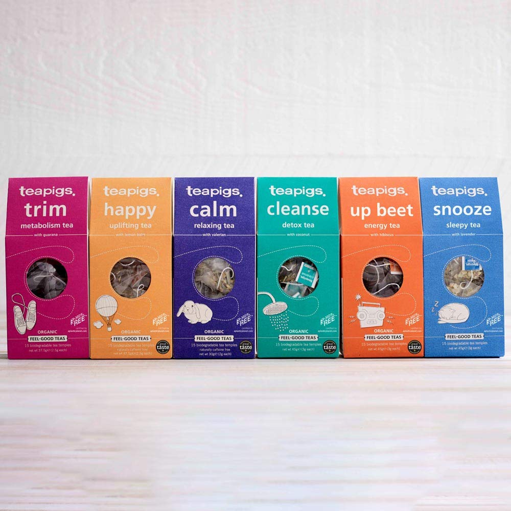 teapigs Happy Tea with Lemon Balm, 15 Biodegradable Tea Temples, Organic Herbal Infusion 4