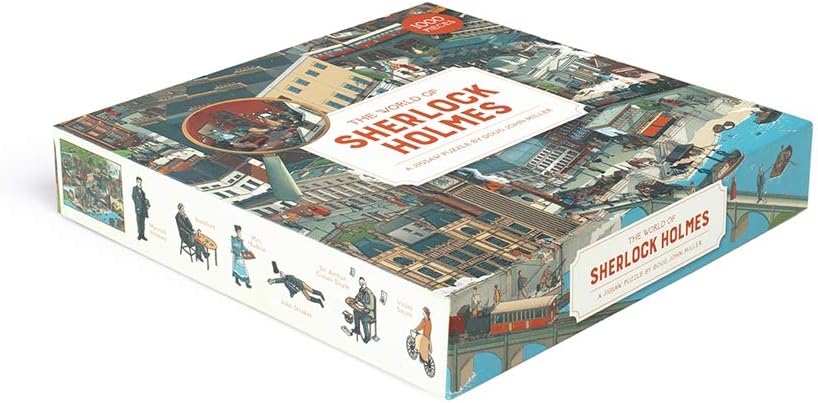 The World of Sherlock Holmes: 1000-Piece Jigsaw Puzzle - Mystery & Literature Puzzle for Adults 5