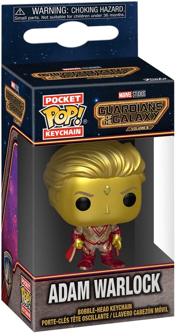 Funko Pop! Keychain Marvel Guardians of the Galaxy Vol. 3 - Adam Warlock Vinyl Keychain (67503)