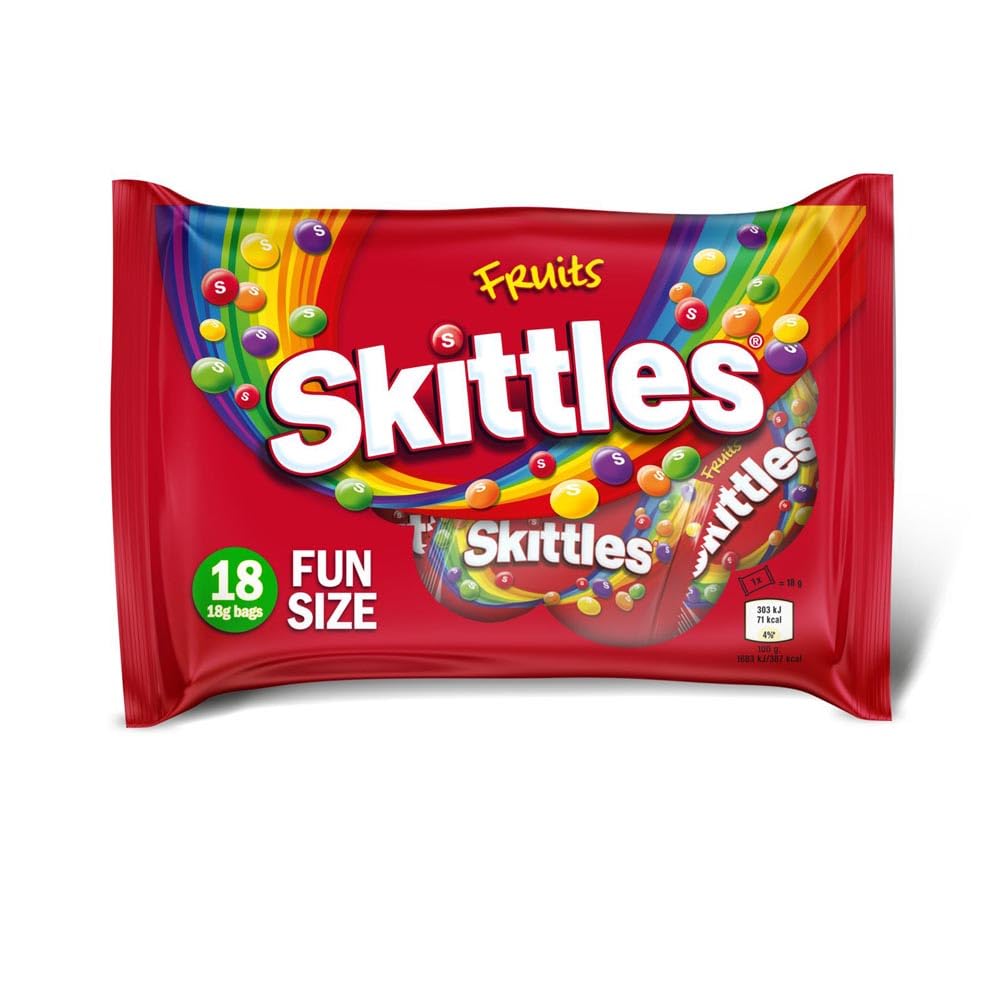 Skittles Fruit Funsize Chewy Sweets 324g