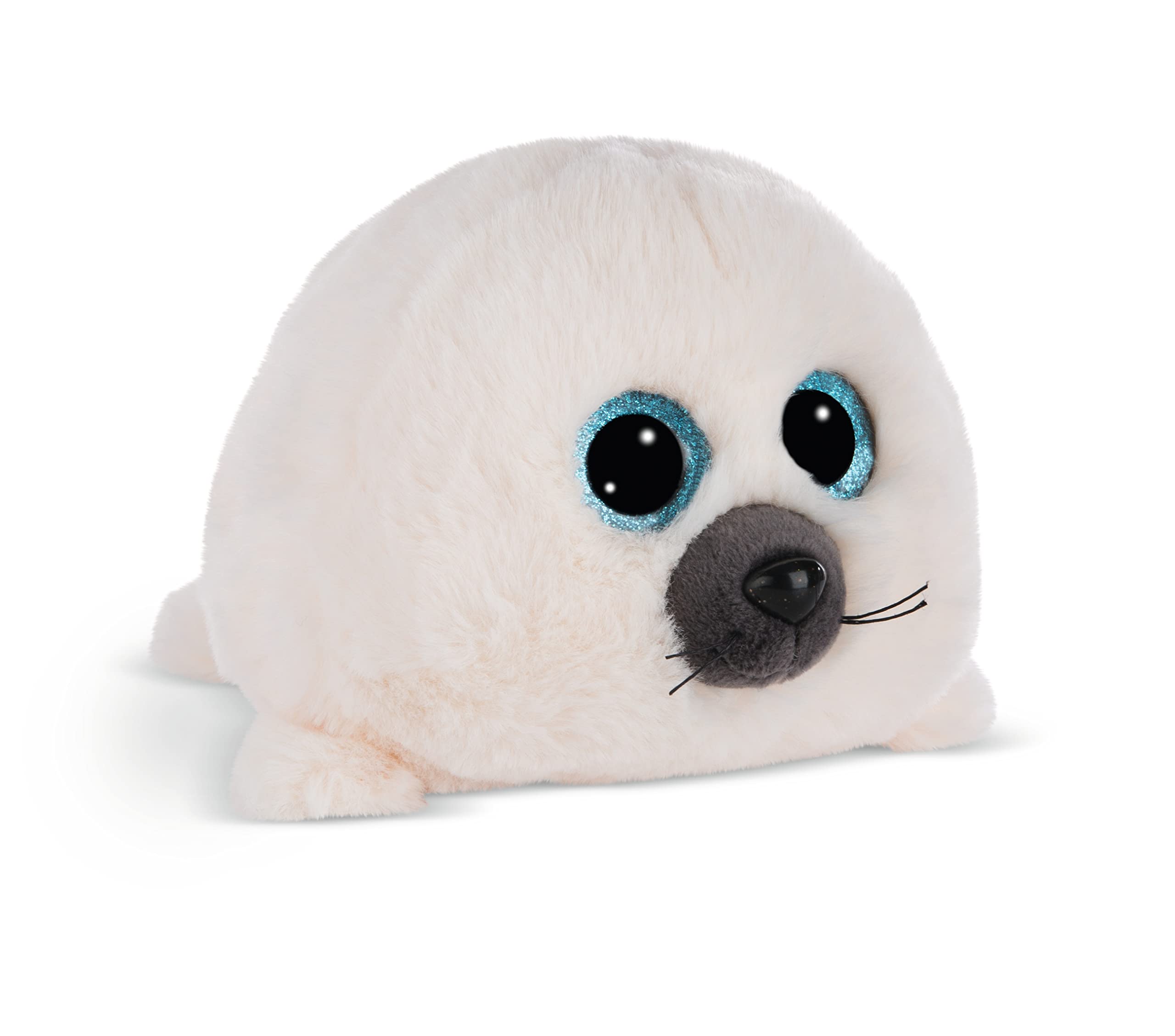 Nici GLUBSCHIS Seal Boubelle Stuffed Animal - 15 cm White Dangling | RPET Material 1