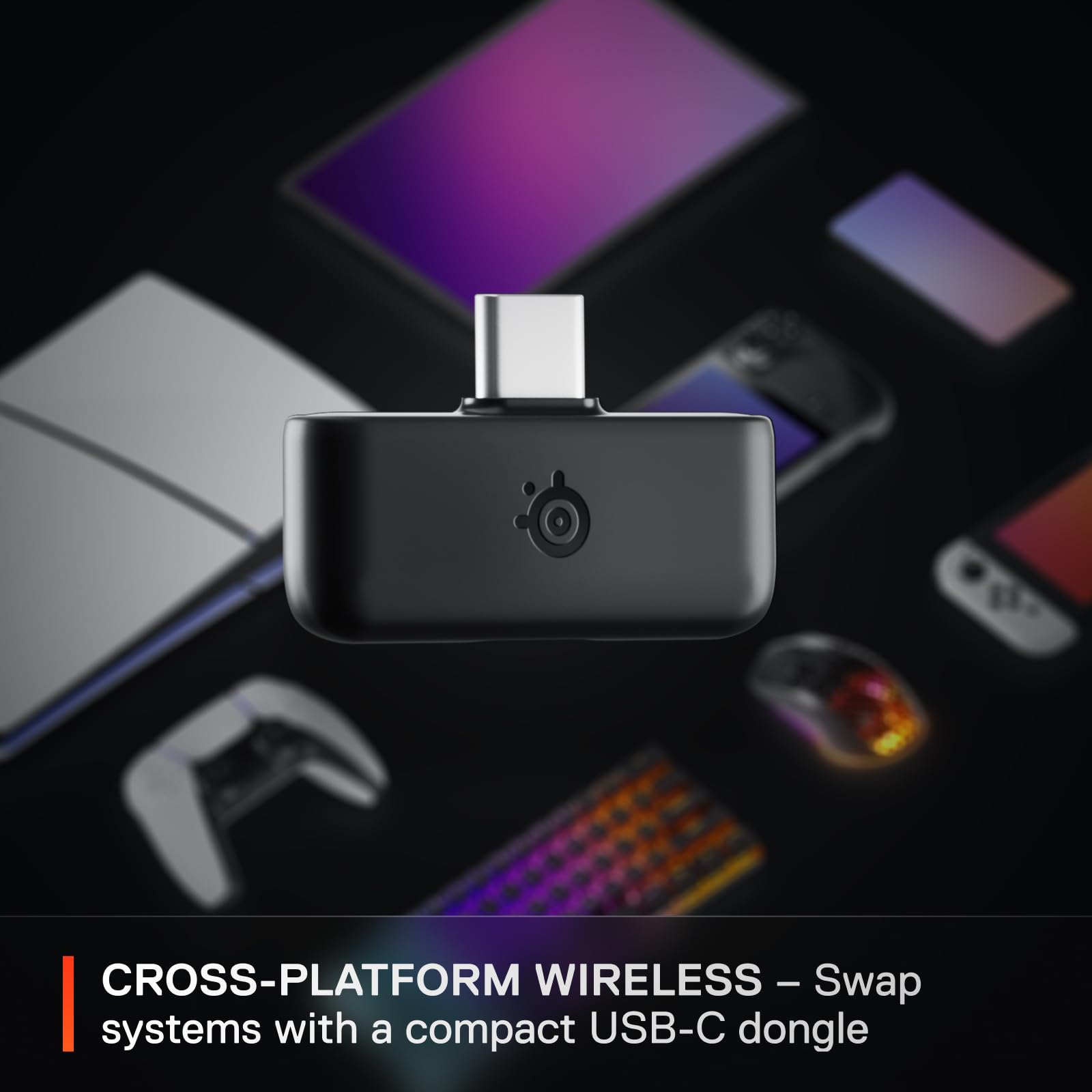 SteelSeries Arctis Nova 5 Wireless - Gaming Headset for PC, PS5, PS4, Switch, Xbox - 60H Battery, 2.4GHz & Bluetooth, ClearCast Mic 4