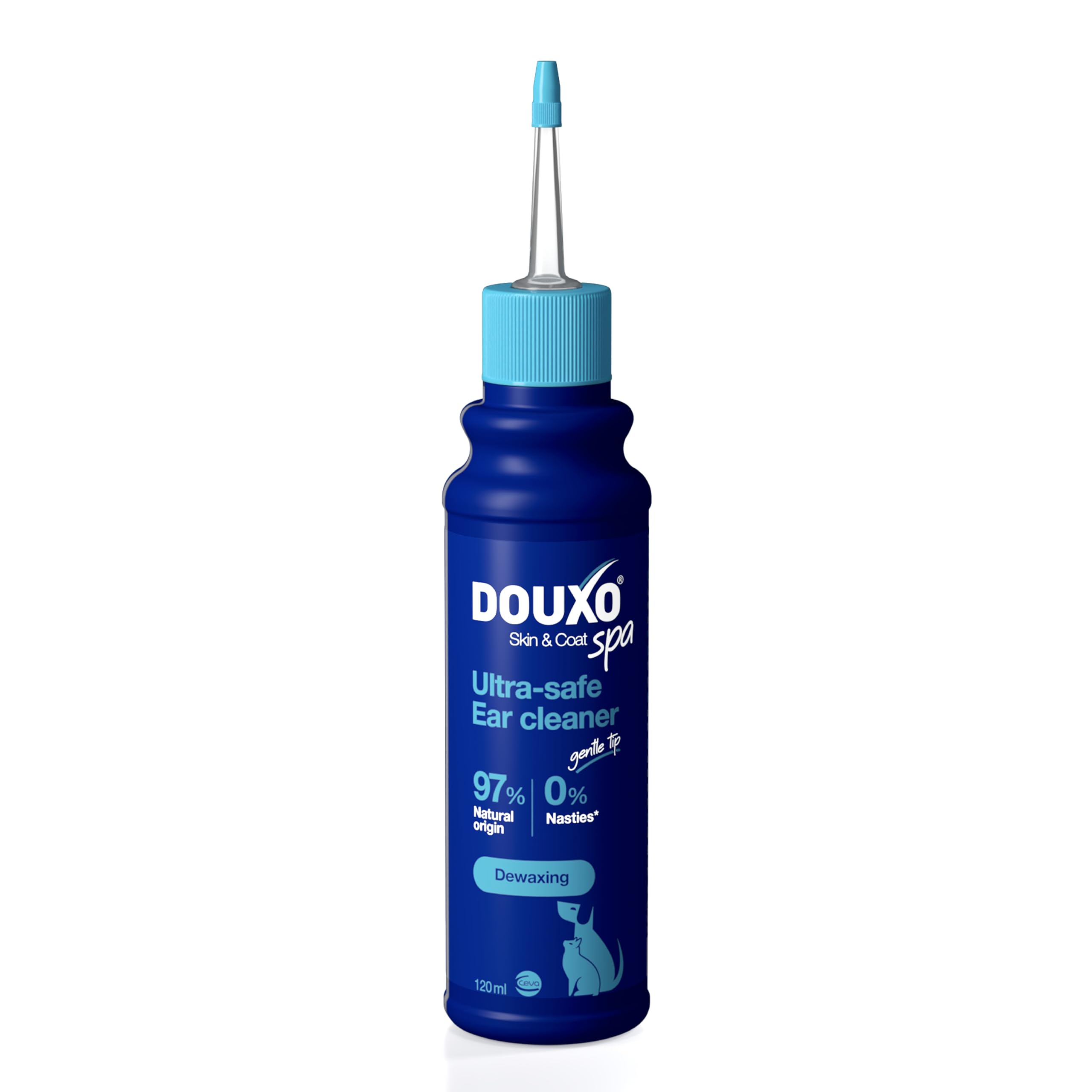 Douxo Skin & Coat SPA Ear Cleaner for Dogs and Cats - Micellar Wax Removal | 120 ml