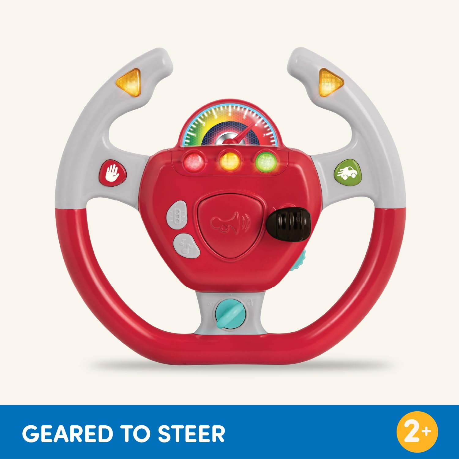 Battat Geared to Steer Interactive Driving Wheel - Educational Toy for Toddlers 2+ 14