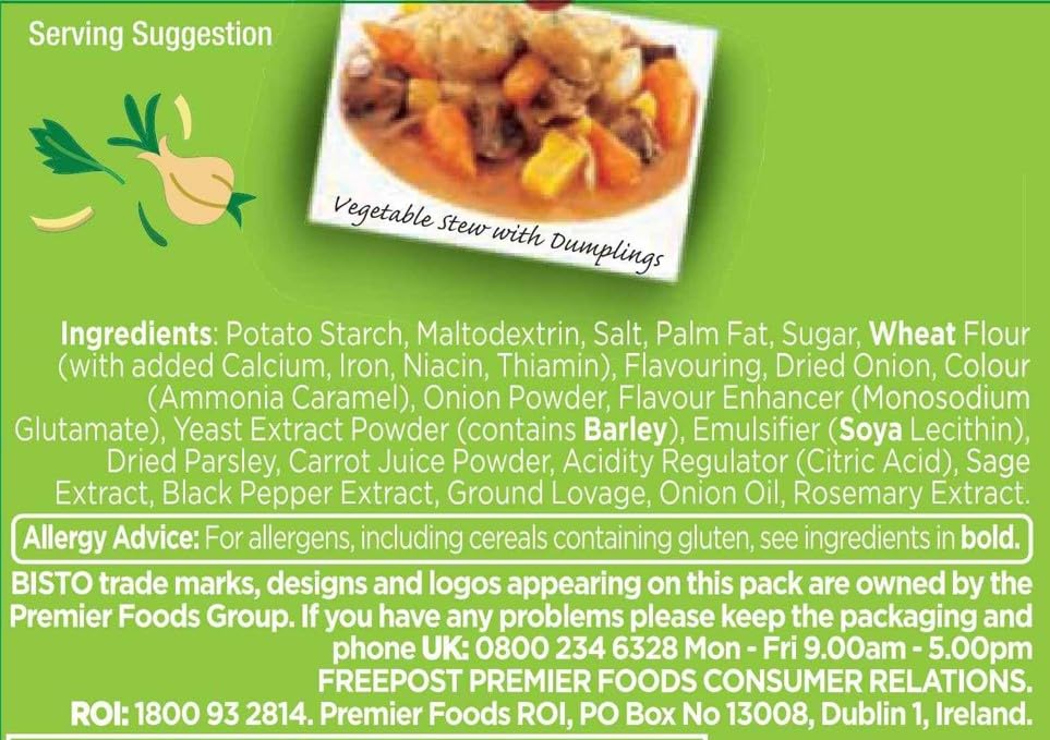 Bisto Flavoursome & Delicious Vegetable Gravy Granules, 190 g Drum 3