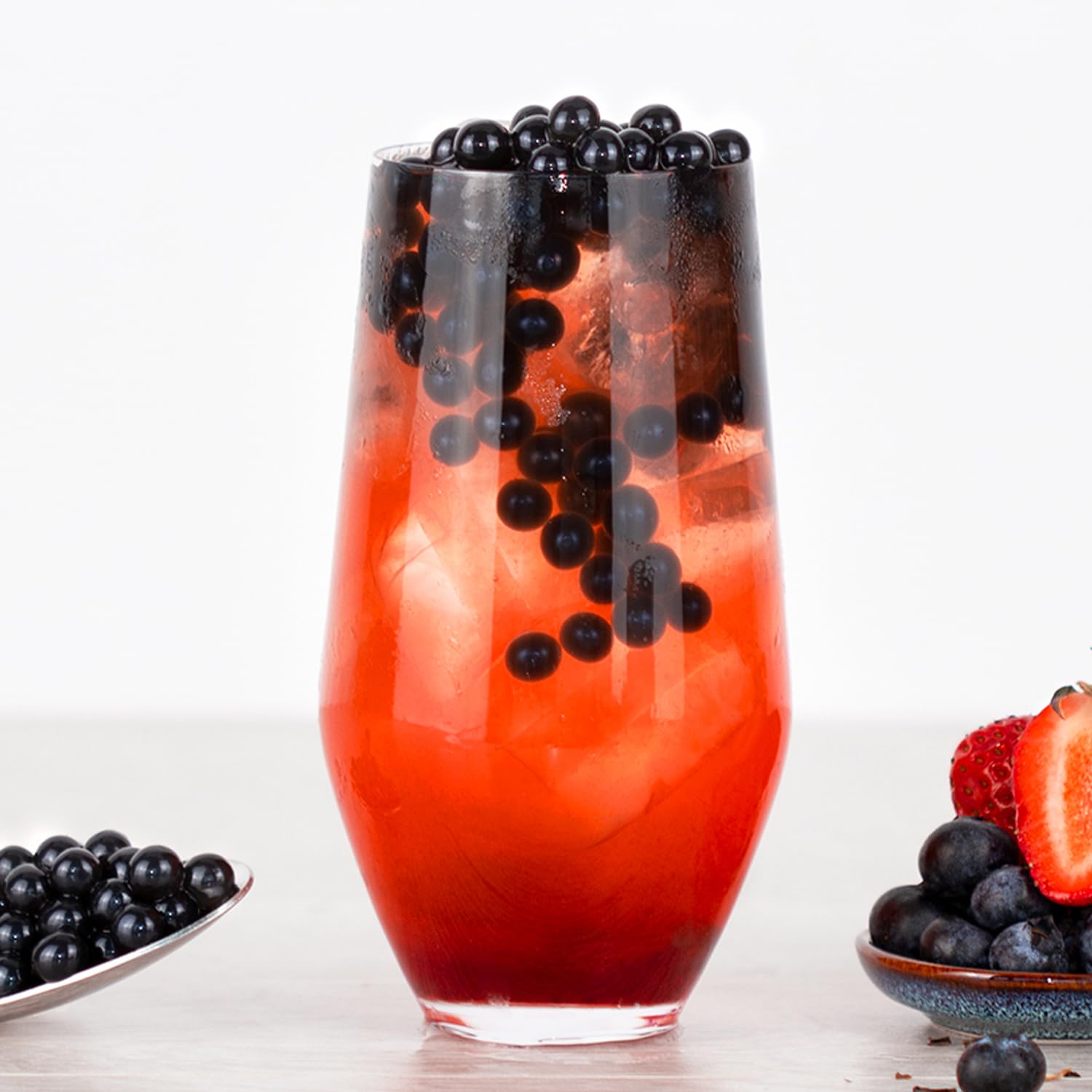 The TeaShed Berry Bubble Tea Kit - Strawberry & Blueberry Flavors | Vegan & Gluten-Free