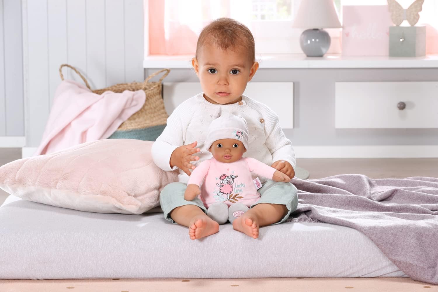 Baby Annabell Sweetie For Babies 706435 - 30cm Doll with Soft Fabric Body & Rattle 10