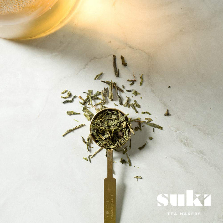 Suki Tea Organic Green Tea Sencha - 100g Loose Leaf Fairtrade Tea
