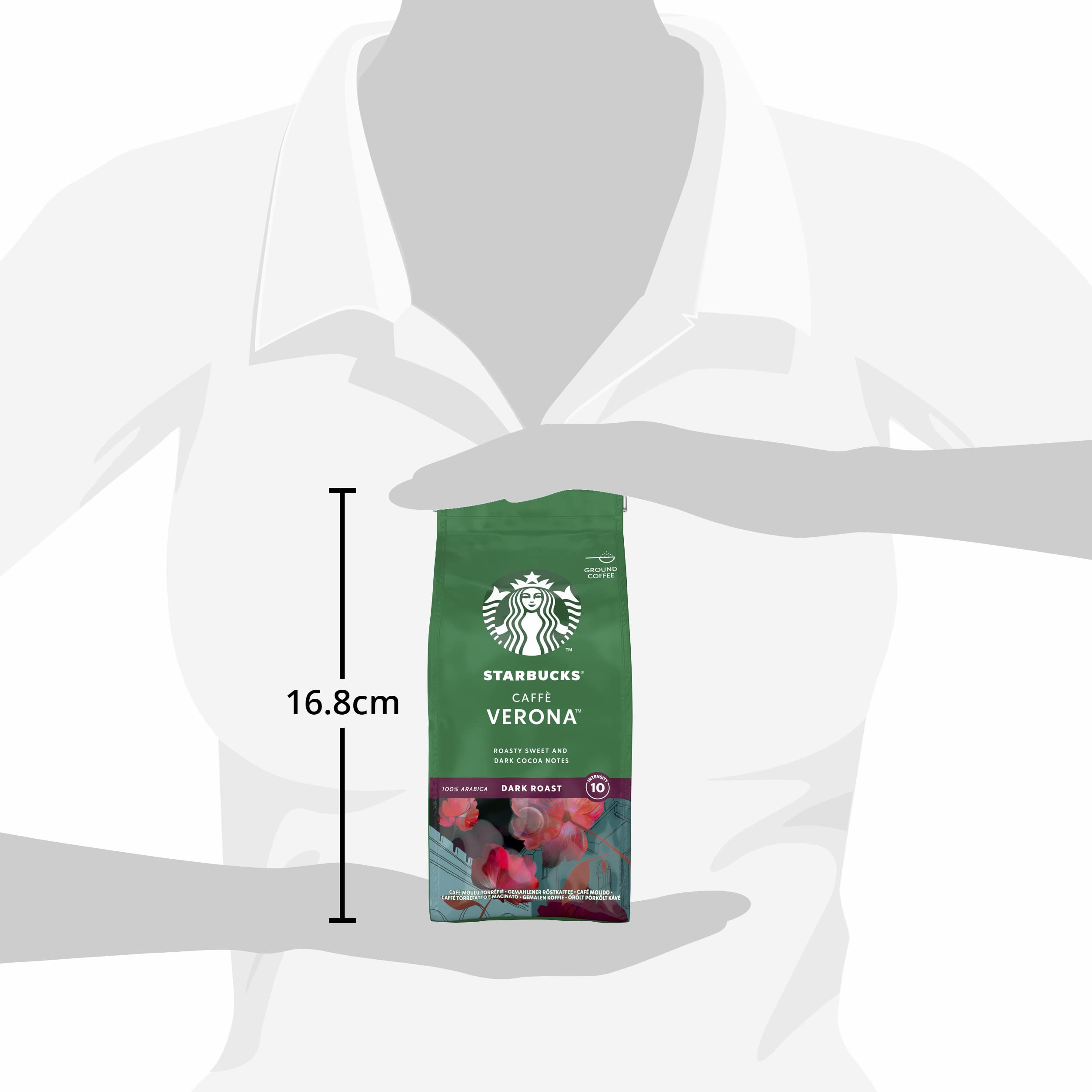 STARBUCKS - Caffè Verona Dark Roast Ground Coffee 200g (Pack of 6) 3