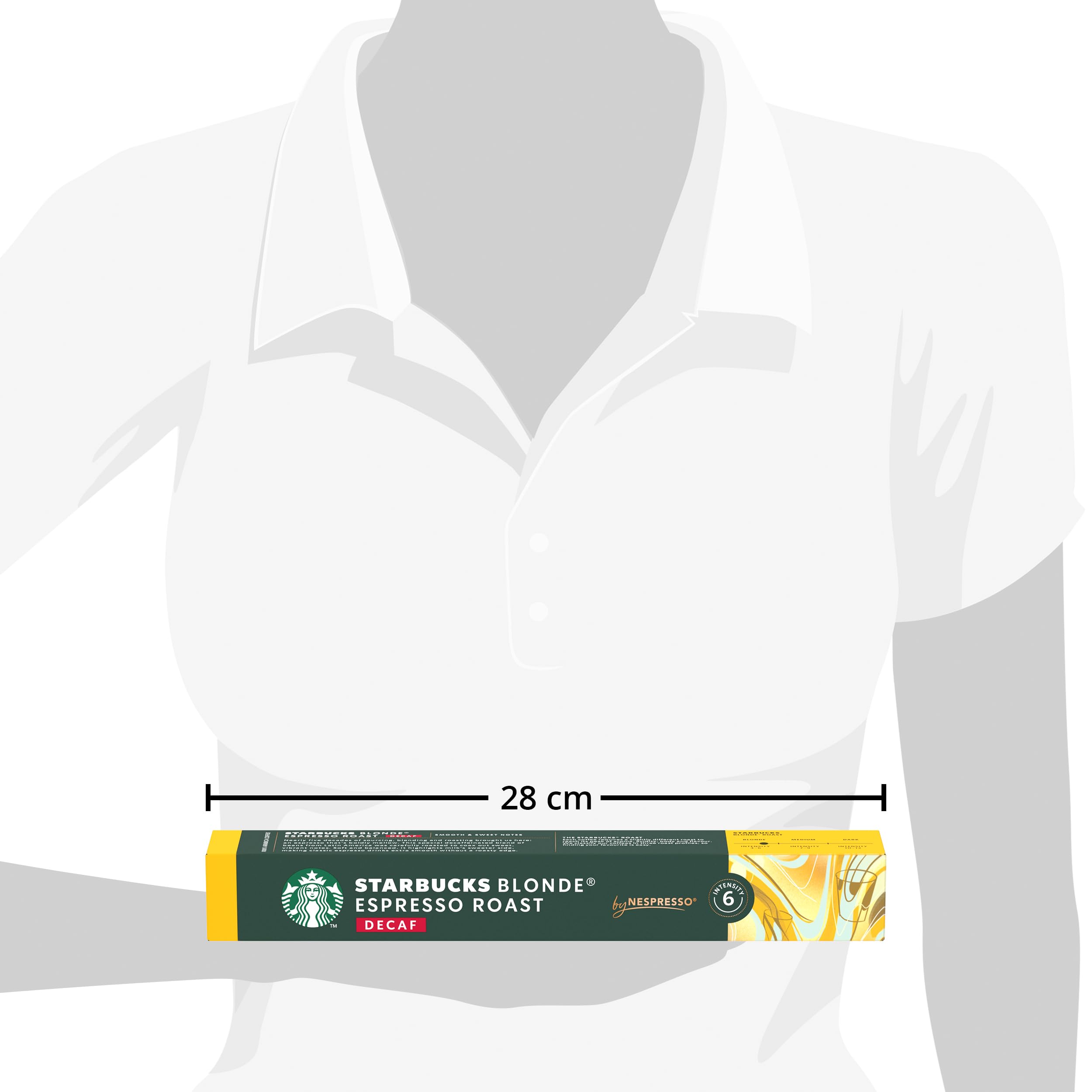 STARBUCKS - Decaf Blonde Espresso Roast by Nespresso, Blonde Roast Coffee Capsules 3