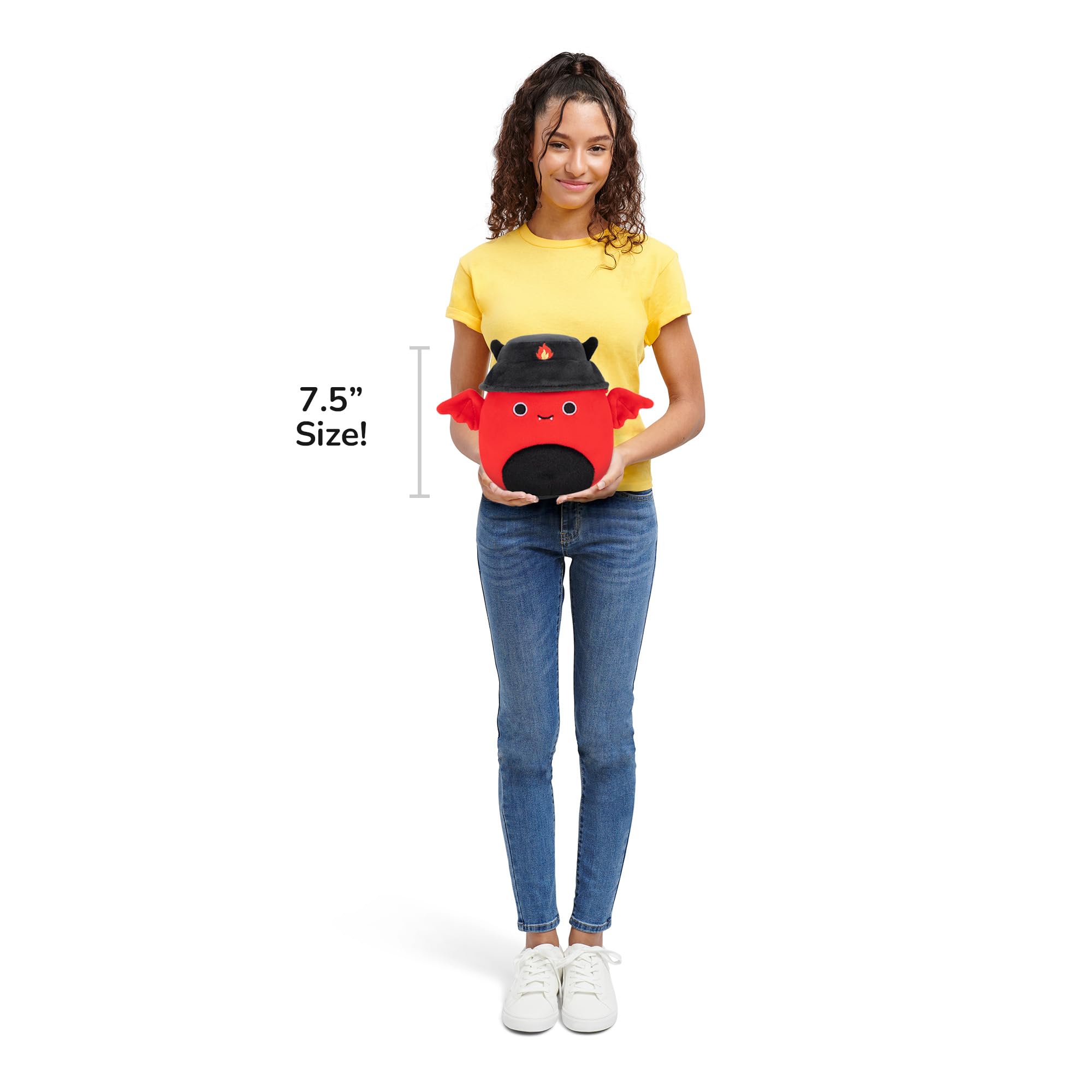 Squishmallows Dante the Red Devil Costume - Halloween Character Plush 4