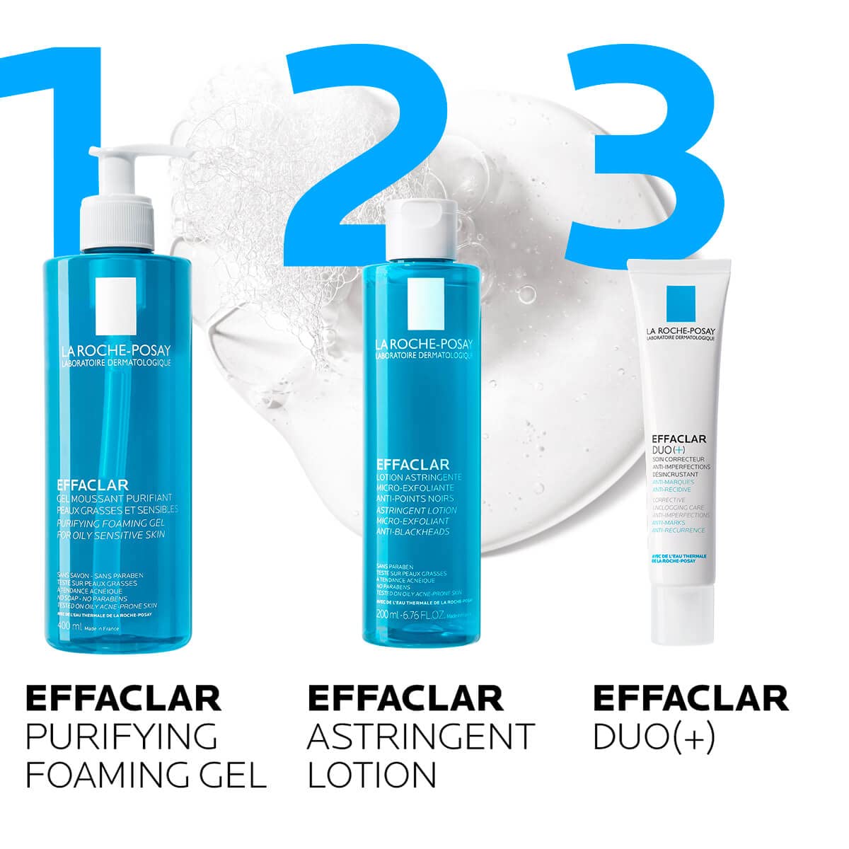 La Roche-Posay Effaclar Purifying Foaming Gel (400ml) 3