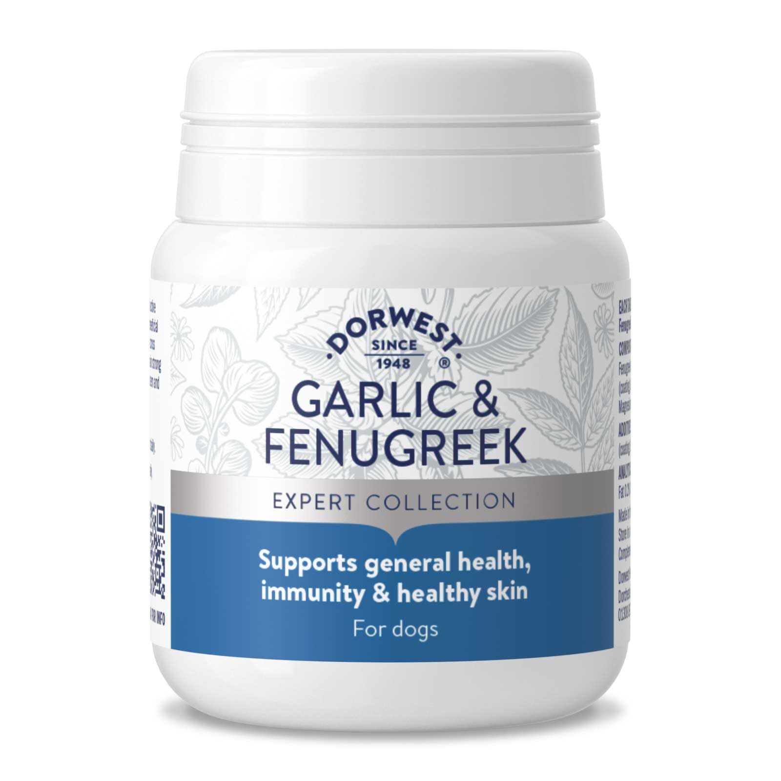 DORWEST HERBS Garlic and Fenugreek Tablets for Dogs and Cats - 100 Count
