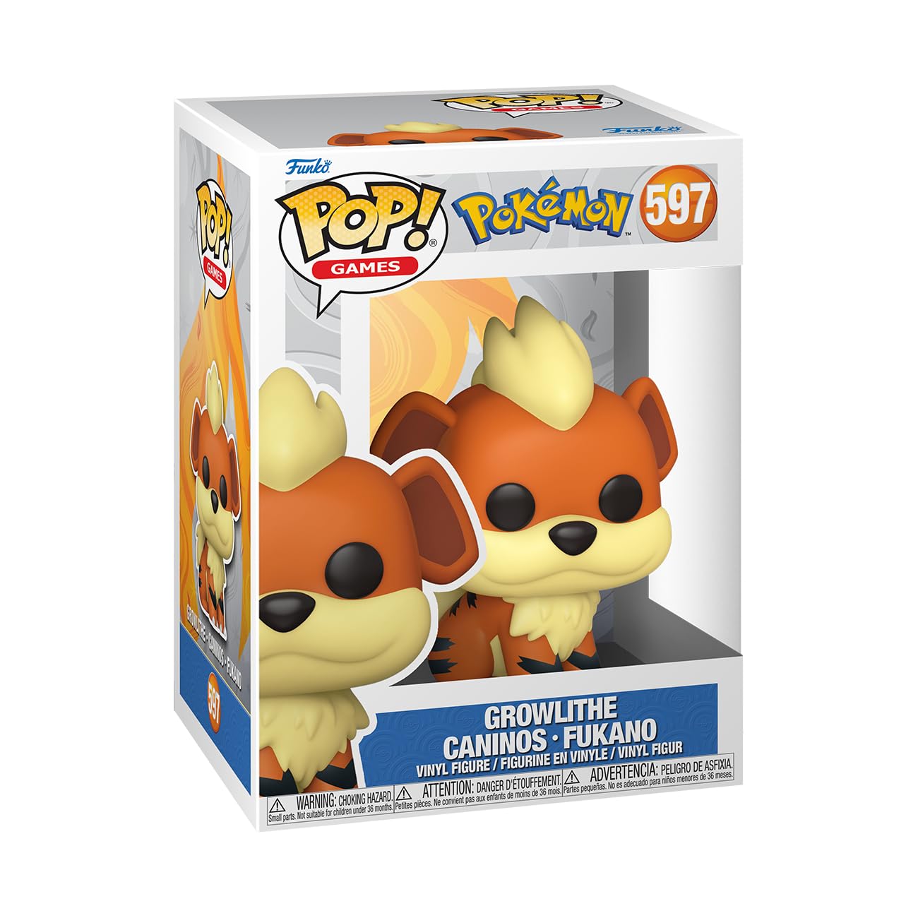 Funko Pop! Games: Pokémon - Growlithe Vinyl Figure (74229) 1