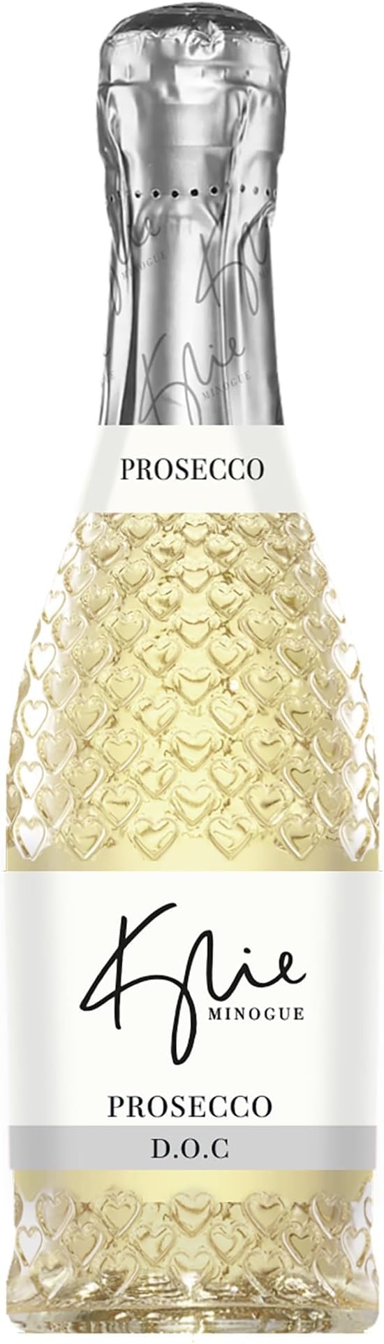 Kylie Minogue Signature Mini Prosecco D.O.C 20cl with Heart Flute Glass