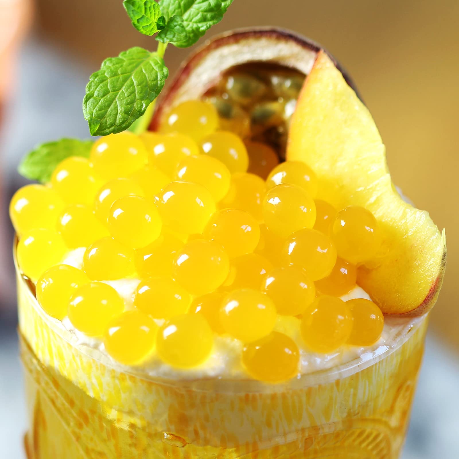 The TeaShed Popping Boba Gift Set - 3 Flavours Real Fruit Juice Boba | Vegan Friendly 4