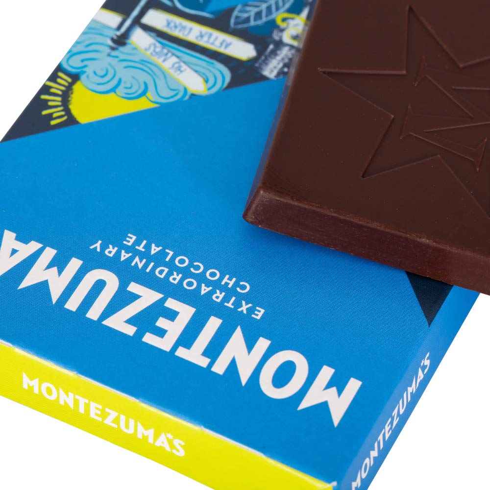 Montezuma - Lordy Lord 70% Cocoa Dark Chocolate Bar with Cocoa Nibs, Vegan & Gluten-Free, 90g