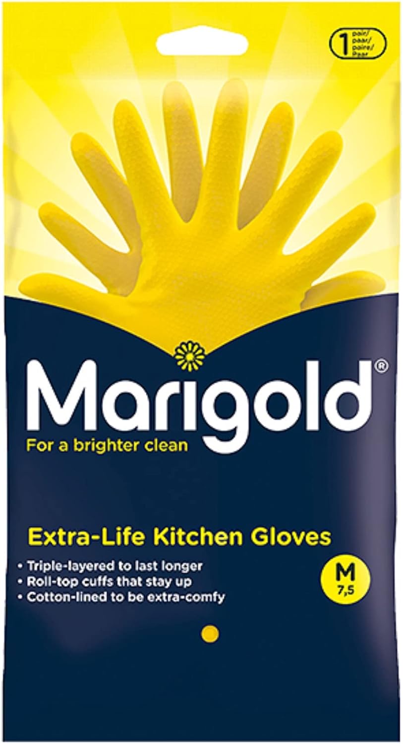 MARIGOLD - Extra Life Kitchen Glove Medium (Pack of 3) 5