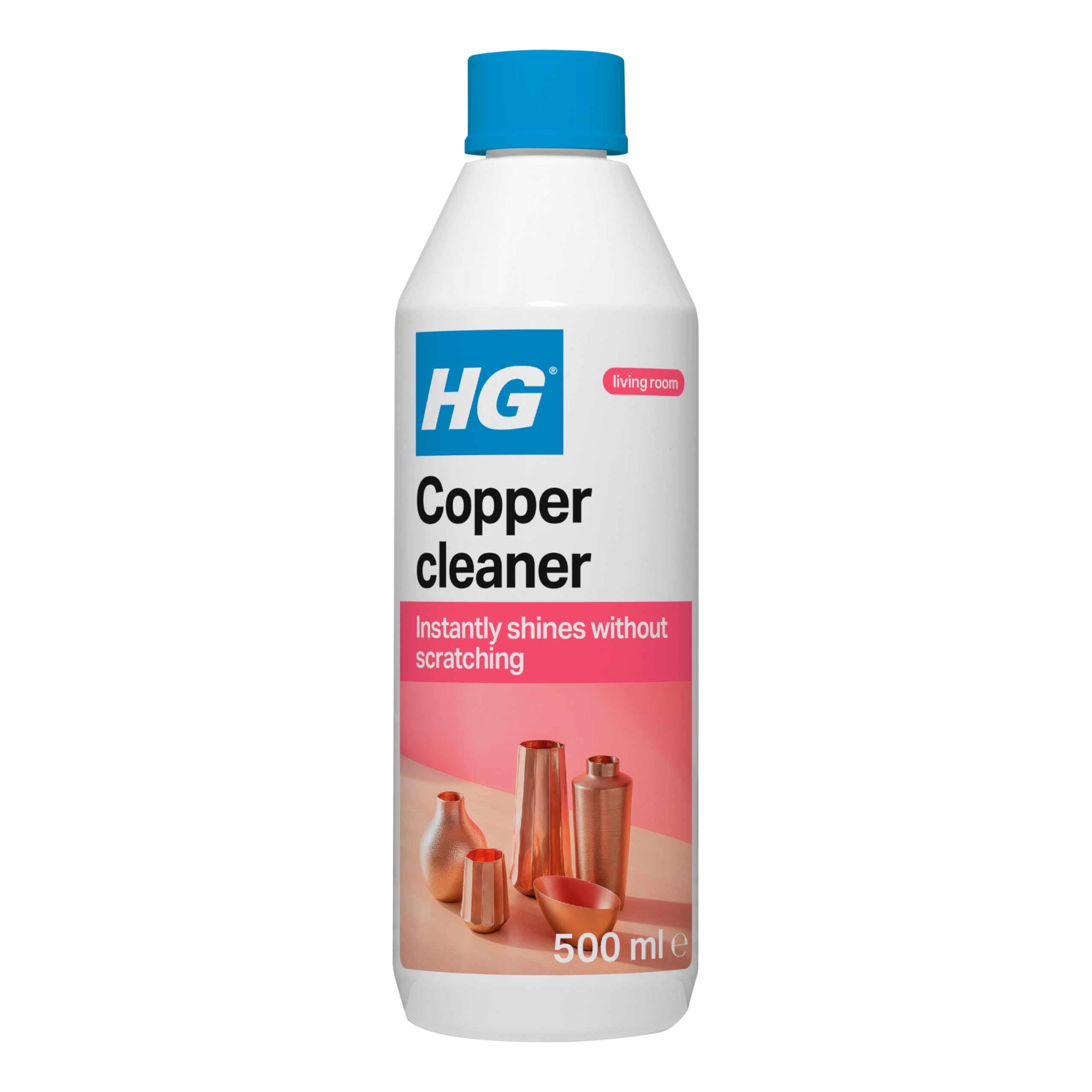 HG Copper Cleaner - Restores Shine & Protects Copper, Brass & Bronze | 500 ml Liquid 1