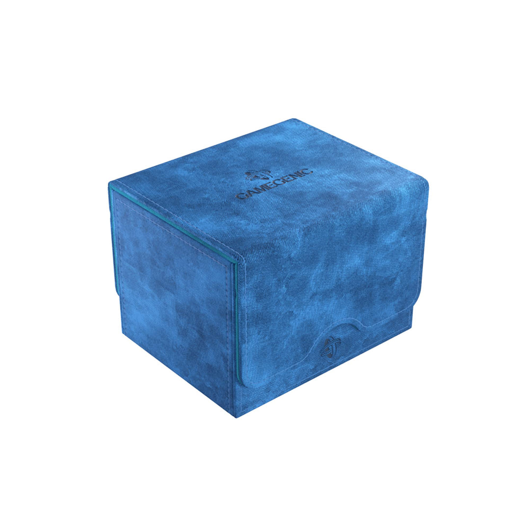 Gamegenic Sidekick 100+ XL Card Box - Holds 100 Double-Sleeved Cards, Blue