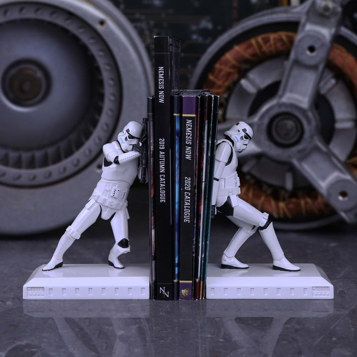 Nemesis Now Stormtrooper Bookends - Polyresin Sci-Fi Home Decor
