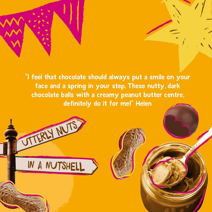 Montezuma - 70% Cocoa Dark Chocolate with Peanut Butter Truffle Bites 120g