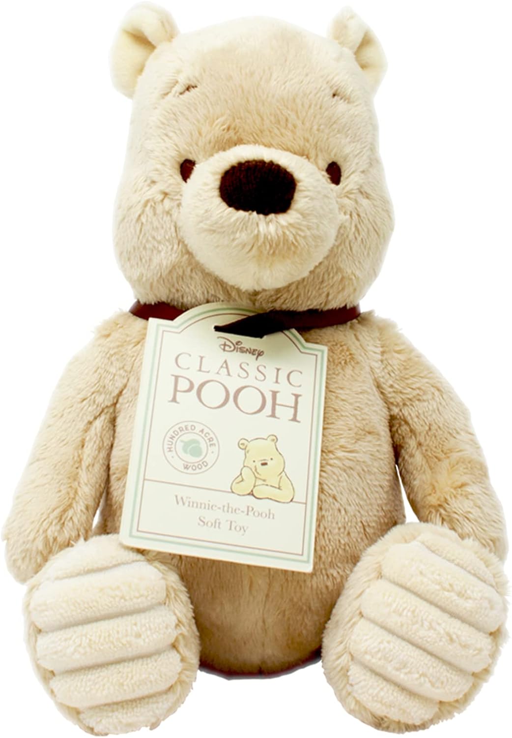Disney DN1460 Winnie the Pooh Soft Plush Toy - 20cm Beige Baby & Toddler Cuddly Bear 1