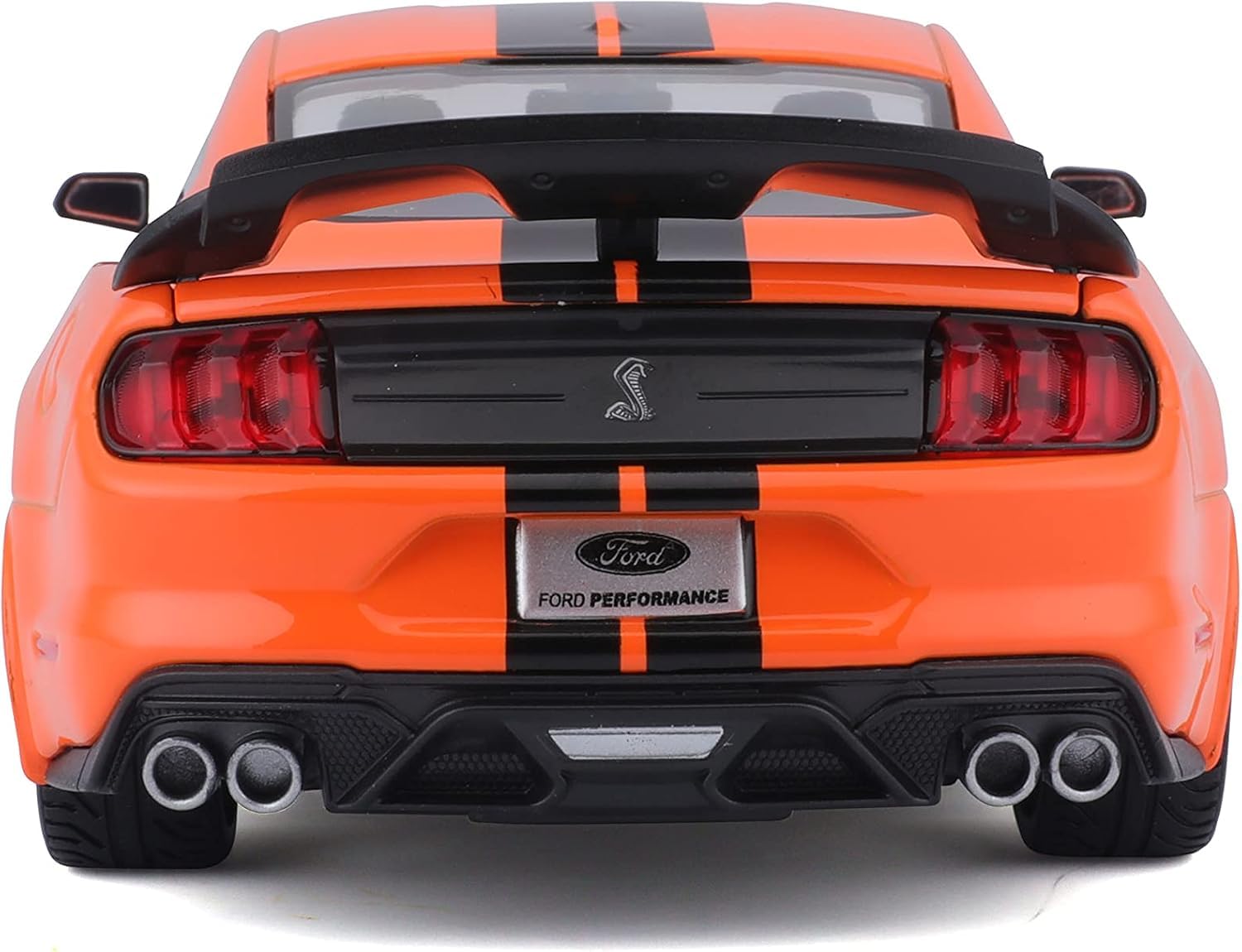 Maisto 1:24 2020 Ford Mustang Shelby GT500 Diecast Model Car | Metal | Orange | Model 31532OR 9