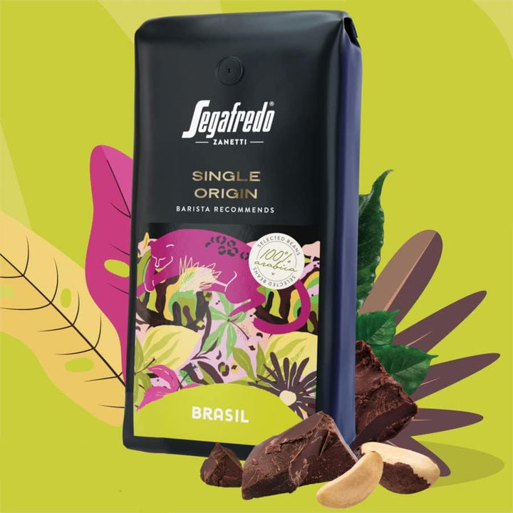 Segafredo Zanetti Single Origin Brasil 100% Arabica Coffee Beans - 1kg
