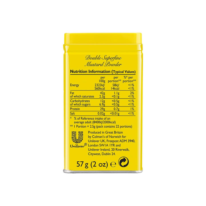 Colman's - Original English Mustard Powder Double Superfine, 57g
