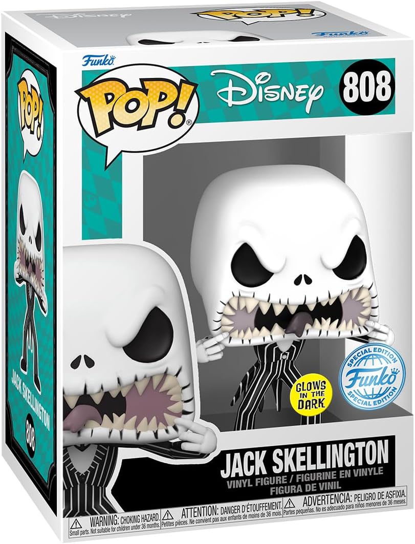 Disney Jack Skellington Exclusive Funko 63630 Pop! Vinyl #808