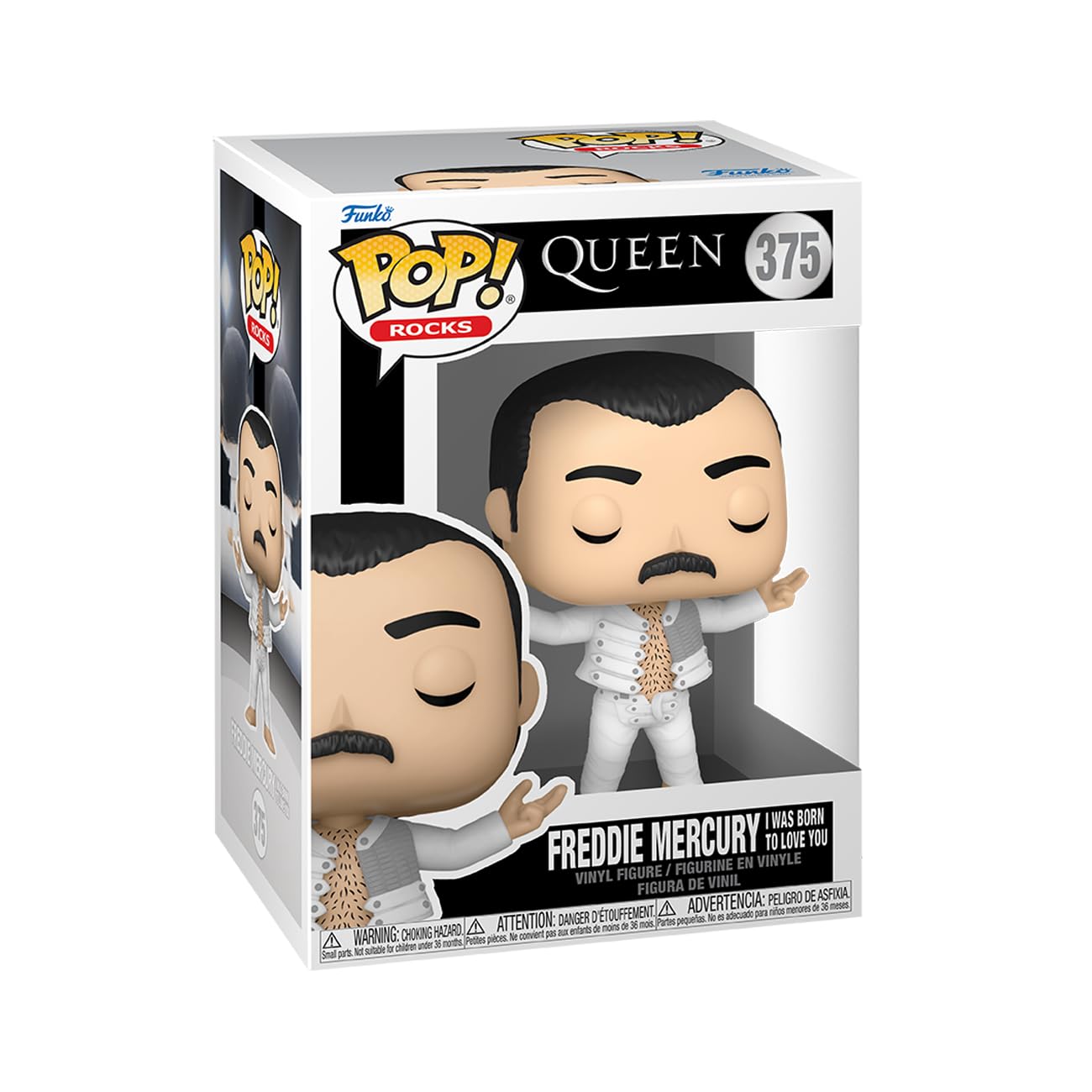 Funko Pop! Rocks: Freddie Mercury (I Was Born to Love You) Vinyl Figure | Approx. 3.75 in