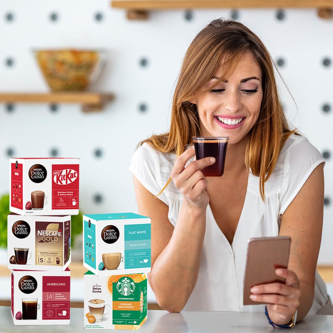 Nescafé Dolce Gusto Espresso Coffee Pods - Light Roast, Fruity Aromas | 90 Capsules (3 Packs) 6