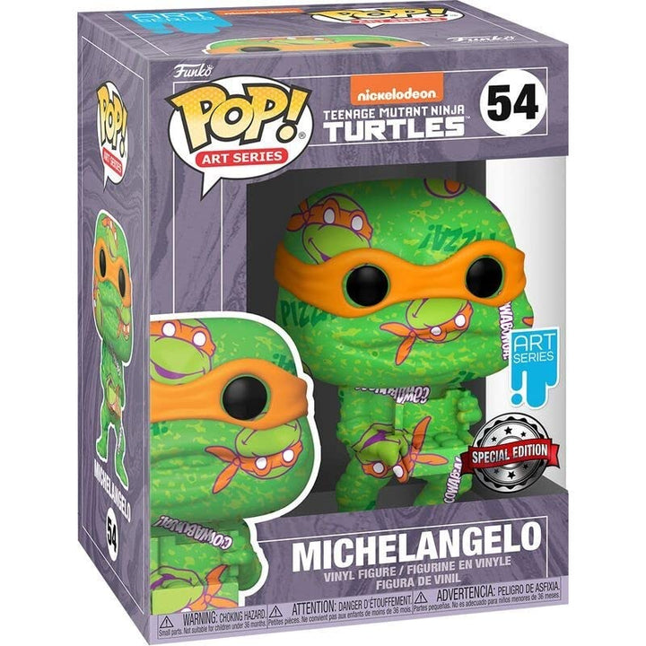 Funko Pop! Art Series Teenage Mutant Ninja Turtles - Michelangelo Vinyl Figure (FUN57929)