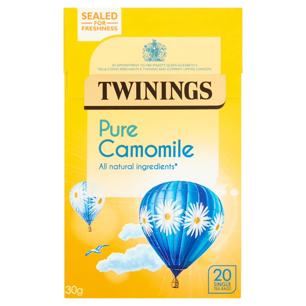 Twinings Pure Camomile Flavoured Tea - 20 Biodegradable Teabags | Caffeine & Sugar Free 1