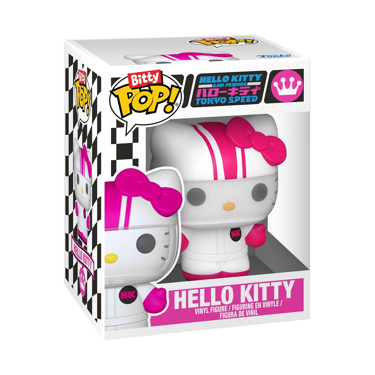 Funko Bitty POP! Ride: Sanrio - Racecar with Hello Kitty Vinyl Figure | 3.75 in 4