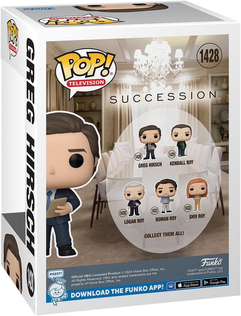 Funko Pop! TV Succession - Greg Hirsch Vinyl Figure (75654)