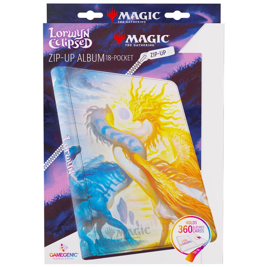 Gamegenic Zip-Up Album - 360 Card Capacity | Full-Art Lorwyn Eclipsed | Acid-Free Protection