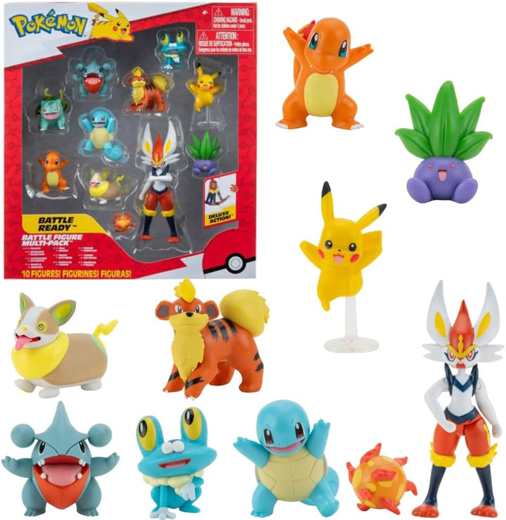 Pokémon Trading Cards - Battle Figure 10 Pack (PKW2855)